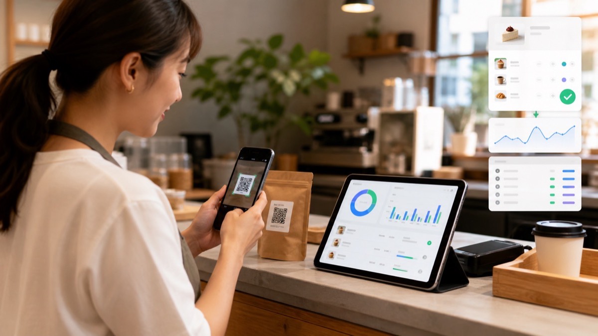 簡単QRレジの利用イメージ